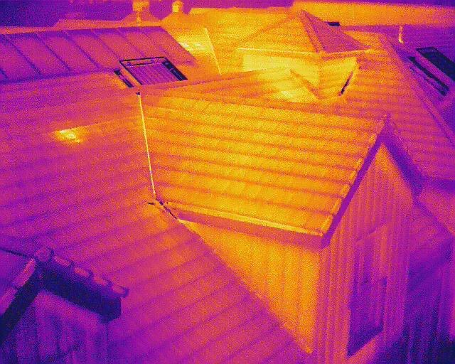 Thermal Imaging Roof Survey Image Sittingbourne